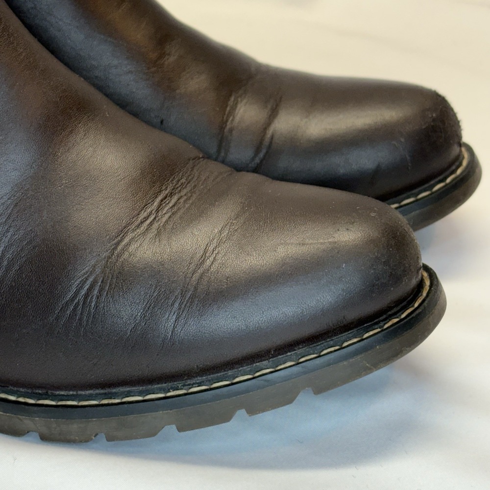 Ariat Wexford Waterproof Chelsea Boots Womens Size 9 B Brown Leather Pull On - Picture 12 of 16